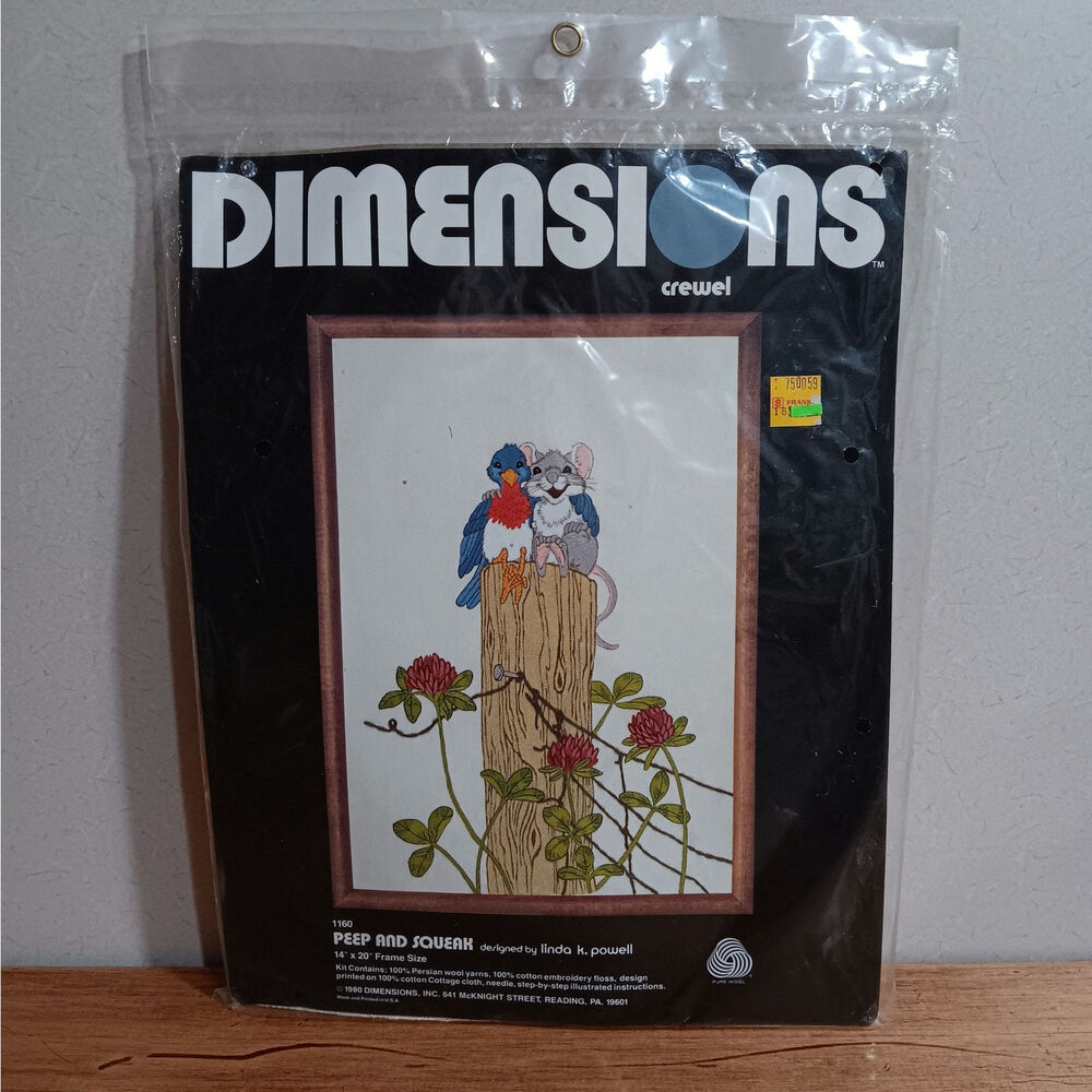 Dimensions Cross Stitch Kit Peep & Squeak